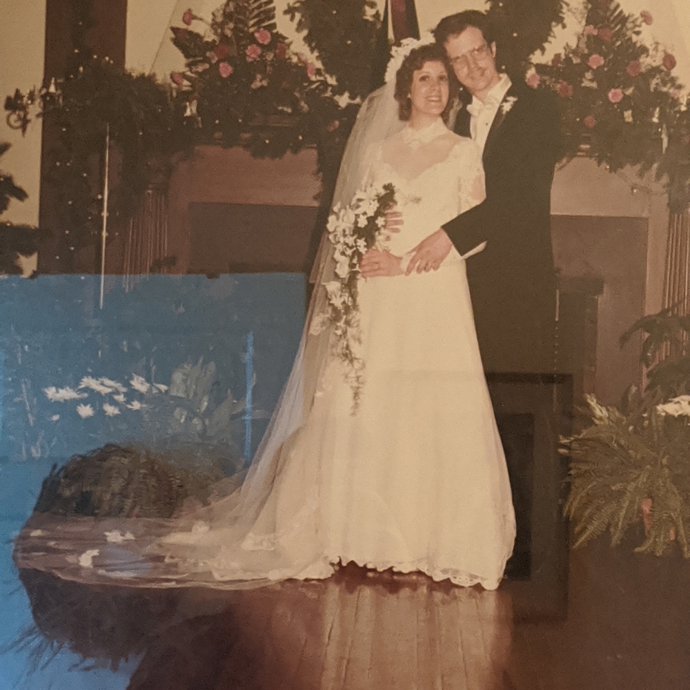Vintage wedding dress